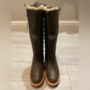 Harley-Davidson Women’s Dorland Lace Up boots in Brown - size 5M
